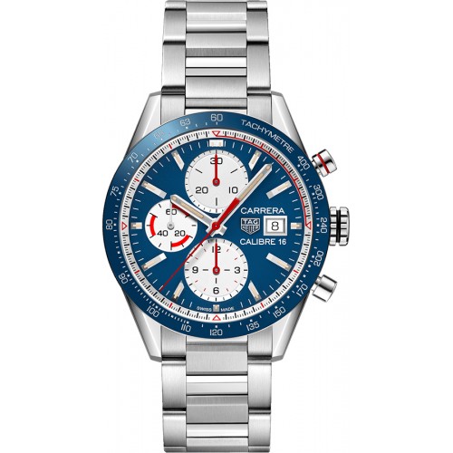 Tag Heuer Carrera 41mm Chronograph Men's Watch CV201AR-BA0715